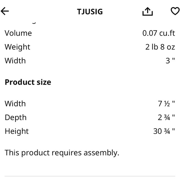 New! IKEA Tjurig Hanger - Picture 6 of 9